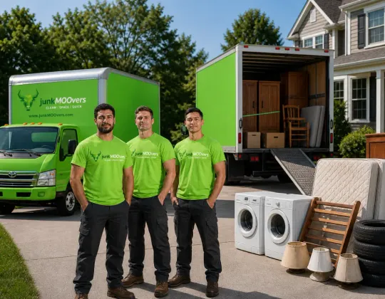 junkMOOvers team clearing out a Chicago home