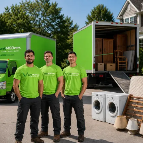 junkMOOvers crew for commercial junk removal in Chicago