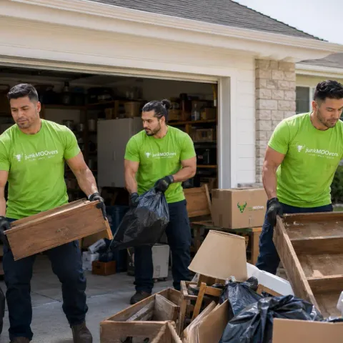 junkMOOvers crew removing furniture in Chicago